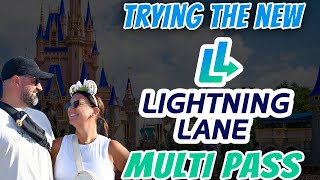 Trying Disneys NEW Lightning Lane Multi Pass Is it worth it [upl. by Assela]