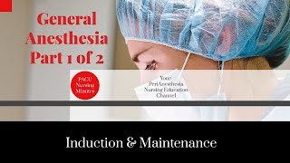 General Anesthesia Part 1 Induction amp Maintenance [upl. by Emorej]