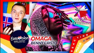 quotOMAGAquot Benny Cristo  CZECH REPUBLIC 🇨🇿 Eurovision 2021  REACTION [upl. by Liva]