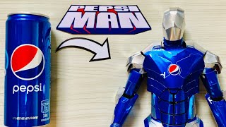 Homemade Armored Pepsiman Using Pepsi Cans  Save Those cans♻️ [upl. by Eibrik616]