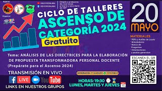 TEMA ANALISIS DE LAS DIRECTRICES PARA LA ELABORACIÓN DE PROPUESTA TRANSFORMADORA PERSONAL DOCENTE [upl. by Aggy840]