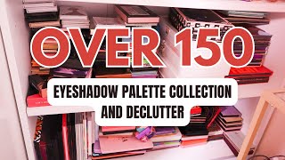 Eyeshadow Palette Collection and Declutter 2023 [upl. by Ayiram]