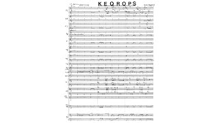 Iannis Xenakis  Keqrops Audio  Full Score [upl. by Metzger]