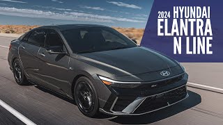 2024 Hyundai Elantra N Line  Exterior Interior amp Drive  AUTOBICS [upl. by Ahsait]