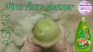 ASMR  Pine cleaner 🌲 Green suds 💚 Rinse 🫧 [upl. by Nwahsor]