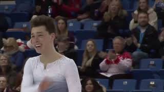 Matthew Markell Senior Men Free program  2019 Canadian Nationals [upl. by Hubey806]