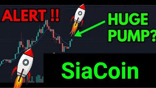 Siacoin Huge Pump Alert  Siacoin Price Prediction amp Analysis Siacoin Today News [upl. by Victorine]