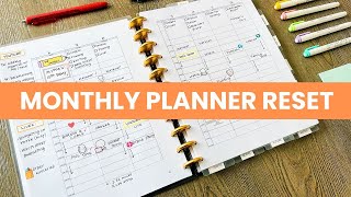 Resetting My Planner for the Month of August monthlyplannerreset [upl. by Redleh294]