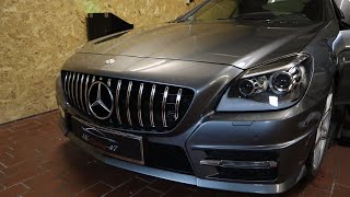 Mercedes SLK R172  Kühlergrill in chrom ab 199 € mit Einbau  Panamericana W172  SLK55 AMG [upl. by Rehptsirhc158]