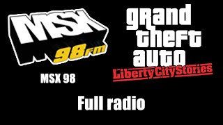 GTA Liberty City Stories  MSX 98  Full radio [upl. by Lynnette501]