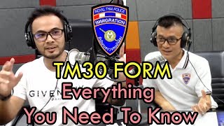 Everything you need to know about TM30 form  Immigration Thailand [upl. by Introk]