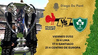 6 NACIONES 2024  FRANCIA VS IRLANDA EN VIVO [upl. by Noryd720]