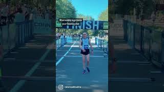 When wobbly legs ruins your finishing shot runner marathon fitness [upl. by Teague]