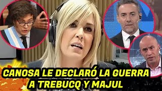 CANOSA LE DECLARÓ LA GUERRA A TREBUCQ Y MAJUL [upl. by Eilagam417]