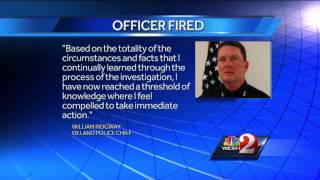 Officer fired after running man over in pursuit [upl. by Evans]