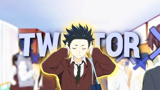 A Silent Voice 60fps Twixtor with RSMB  sharpen HD [upl. by Ylrebmek65]