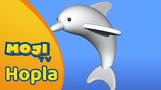 EEN SCHATTIGE DOLFIJN 🐬  HOPLA 🐇  Nederlandse Kinderseries  MojiTV [upl. by Cosme671]