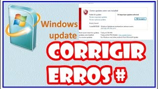 Solucionado erro do windows update [upl. by Doraj]