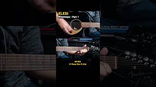 Elesi  Rivermaya  Easy Guitar Chords Tutorial with Lyrics Part 1 SHORTS REELS [upl. by Fugere]