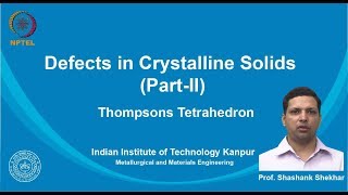 noc19mm09 Lec 03Thompsons Tetrahedron [upl. by Rebhun]