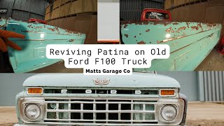 Reviving Patina on an Old Ford F100 Truck  How to Preserve Patina [upl. by Mitchael617]