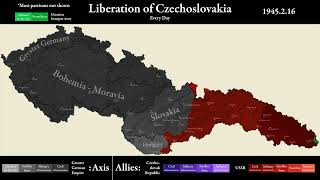 Liberation of Czechoslovakia Every Day WW2 [upl. by Naves]