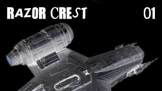 Razor Crest Bandai  1144 Scale  Part 01 Review [upl. by Marley658]