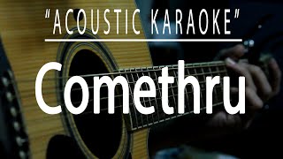 Comethru  Jeremy Zucker Acoustic karaoke [upl. by Klockau]