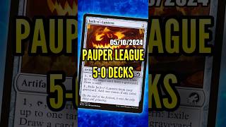 UNDEFEATED MTG Pauper League Decklists 20241005 davidroyale pauper paupermtg [upl. by Enneite424]