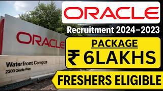 Oracle Freshers Off Campus Drive For Associate Software Engineer [upl. by Reve]