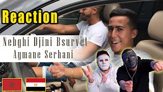 Aymane Serhani  Nebghi Djini Bsurvet Avec Harone Synthé Egyptian Reaction 🇲🇦 🇪🇬 [upl. by Nettirb]