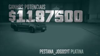 GTA 5 ONLINE  BUG DO GOLPE ATO 2 1 MILHĂO FĂCIL  PROBLEMA DE BogdanINFINITAMENTE 2022 [upl. by Ynattirb614]