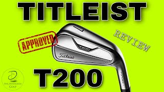 NEW TITLEIST T200 2021  IRON REVIEW [upl. by Aehcsrop198]