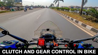 Clutch and Gear Control in Bike  Clutch and Gear [upl. by Antons]