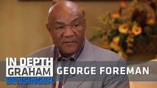 George Foreman Almost mauled by my pet lion [upl. by Radcliffe]