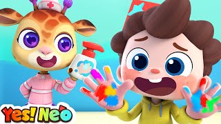 Wash Your Hands Baby  Clean Hands Song  Good Habits Song  Nursery Rhymes amp Kids Songs  Yes Neo [upl. by Doolittle]