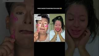 Makeup Transformation 😳 makeup makeuptransformation makeuptutorial [upl. by Engen]