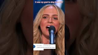 Singing My HATE COMMENT SONG on AGT  Madilyn Bailey shorts [upl. by Hallam]