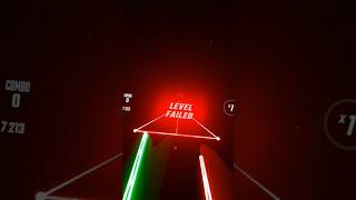 First time playing beat saber vr [upl. by Ahgiel]