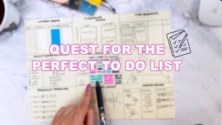 Quest for the Perfect To do list 🗓️ [upl. by Surtemed]