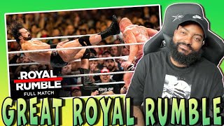 ROSS REACTS TO THE AWESOME 2020 ROYAL RUMBLE MATCH [upl. by Leterg]