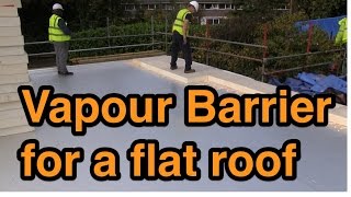 Vapour barrier for a flat roof [upl. by Rriocard]