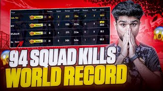 94 SQUAD KILLS WORLD RECORD IN BGMI  GODL LoLzZz [upl. by Lingwood]