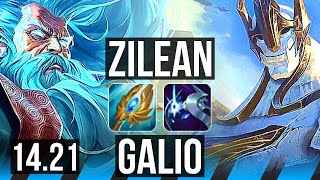 ZILEAN vs GALIO MID  Rank 2 Zilean 700 games 4420  EUW Challenger  1421 [upl. by Mad]