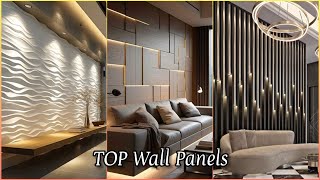 100 Modern PVC Wall Panel Design for Living room Wall Decoration 2024 Home Interior Design [upl. by Tollman]