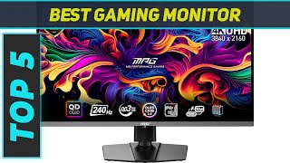 Top 5 Gaming Monitor in 2024 [upl. by Yenatirb]