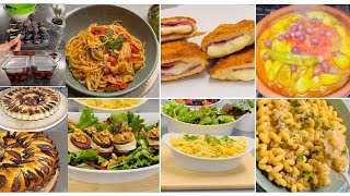 8 Recettes Pour La Semaine Simples et Faciles SaladesPlats pPicipauxDesserts [upl. by Hathcock442]