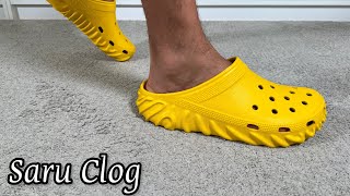 Crocs x Salehe Bembury Saru Clog Reviewamp On foot [upl. by Akeemat]