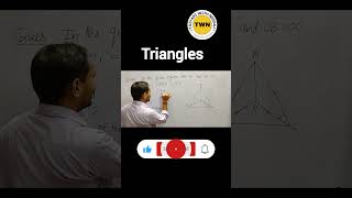 NCERT Class 9 Maths  Triangles  By vm Sir taiyariwithneeraj shortsmathsviralytshortstriangle [upl. by Pirri]