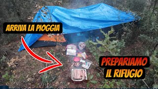 PREPARIAMO IL RIFUGIO ANTI PIOGGIA😱 [upl. by Noitna478]